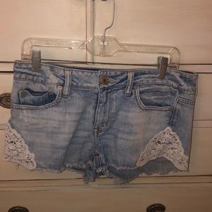 Denim shorts